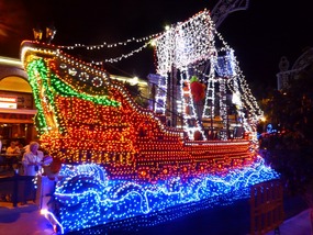 Colourful ship