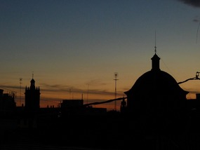 Sunset over Valencia