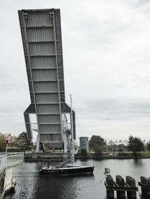 The bridge lifted