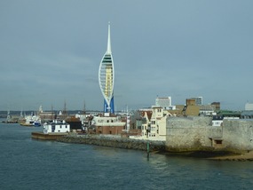 Coming into Portsmouth