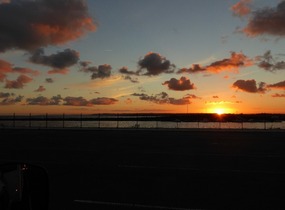 Sunrise at Ouistreham