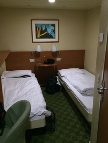 Cabin aboard the ferry