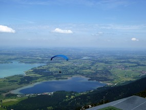 Gliding over the lakes