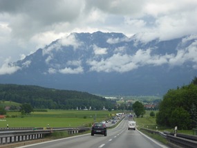 Austria in the rain