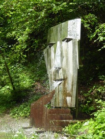 Waterfall sculpture