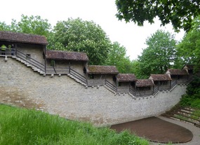 Roofed walls of Rothenburg