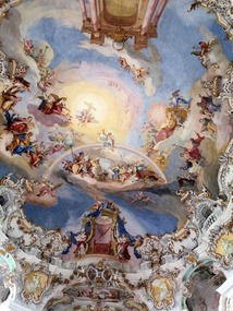 Painted ceiling