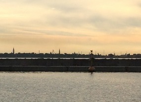 Sunset over Venice