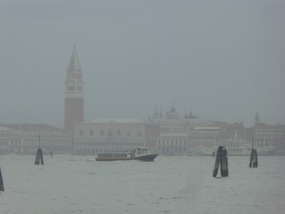 Arriving in the rain