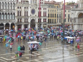 Colourful umbrellas