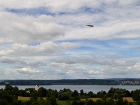 Zeppelin over the Bodensee