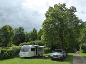 Our pitch at Camping Regenbogen