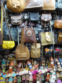Bags of camel hide