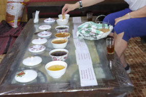 Tasting honey & argan oil