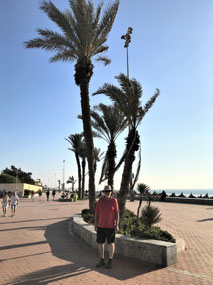 Strolling on the promenade