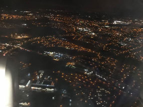 Twinkly lights over Manchester