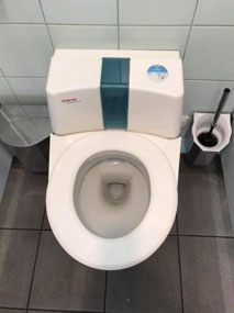 Rotating toilet seat