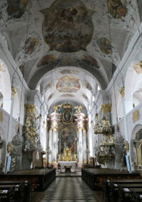 Inside cathedral