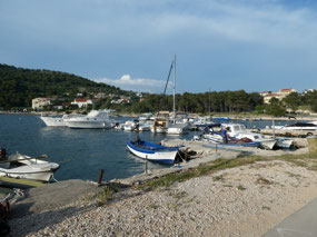 Marina towards site