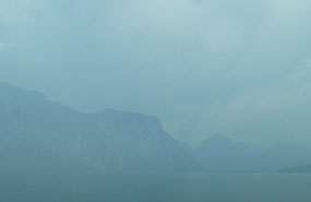 First view of Lake Garda....