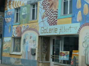 Painted building