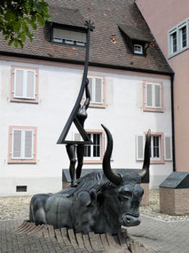 Taurus & Europa statue