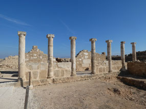 Temple columns