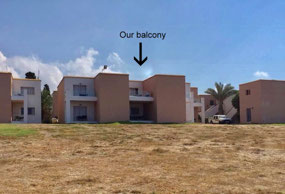Our balcony