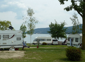 Camping Conca D'Oro - view from our pitch