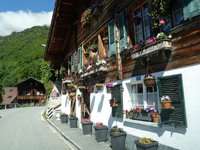 Window boxes in Brienz