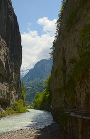Entering the Aare gorge
