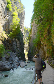 Narrow gorge