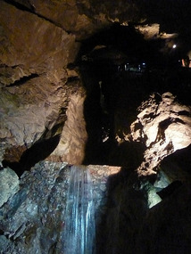 Underground waterfall