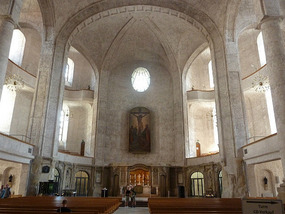 Inside Church of the Holy Cross