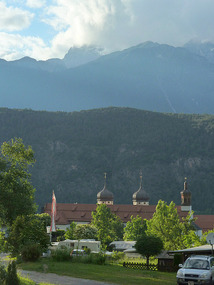 Stams Monastery from our van