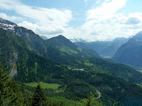 Road up to Eagle's Nest