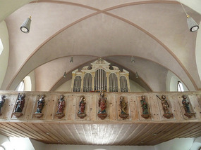 Saints inside Ramsau church