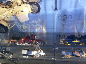 Suspended bikes