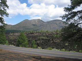 Road to Sunset Crater
