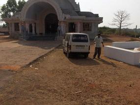 Our driver and taxi