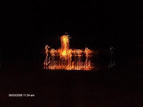 "burning ashram"