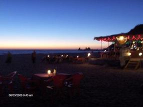 After sunset on Arumbol beach