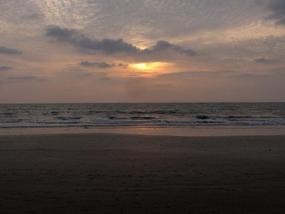 My first sunset. .