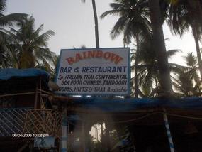 Rainbow Restaurant sign.