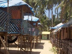 Third hut on the left.