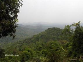 The high hills of Karnataka. .