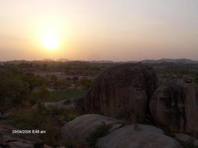 Hampi sunset