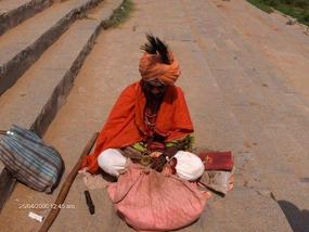 Fakir doing "magic"