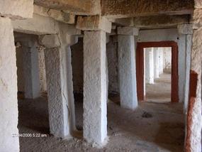Inside the temple