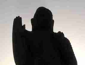 Silouette of Buddha. .